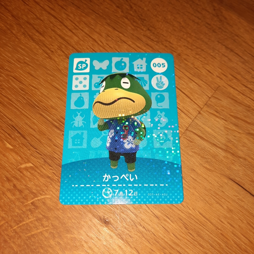 Kapp'n / カッペイ (island version) 🌈holographic🌈 amiibo card